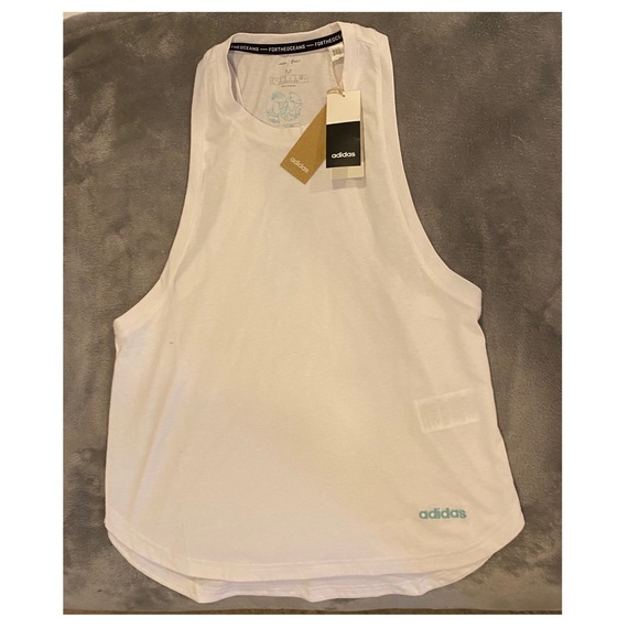 Adidas (for the oceans) Raceback Tank NWT